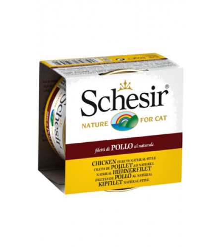 SCHESIR GATO FILETE DE FRANGO COM ARROZ AO NATURAL 85GR